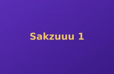 Sakzuuu photo 1