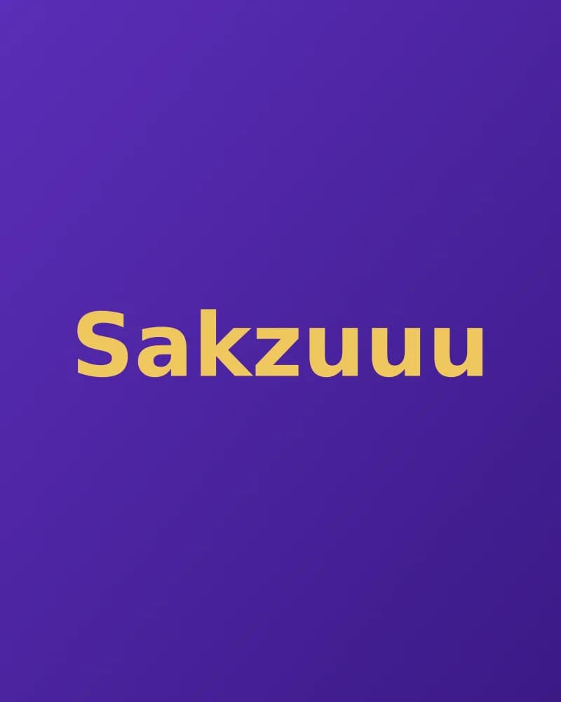 Sakzuuu